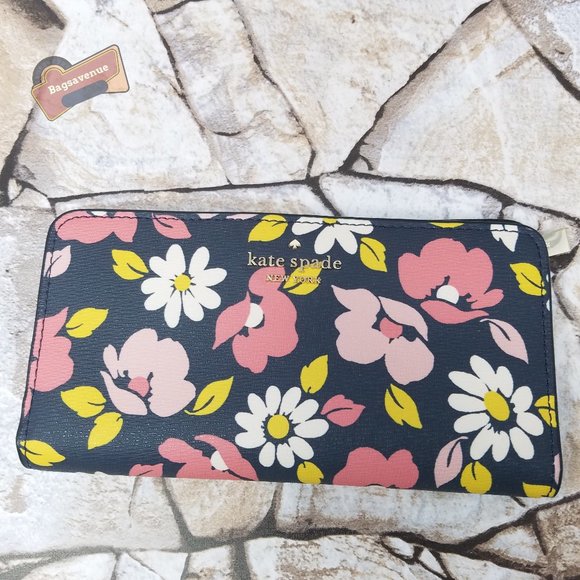 #bagsavenue free ship new small darcy satchel road trip bifold wallet Kate spade - Picture 4 of 16